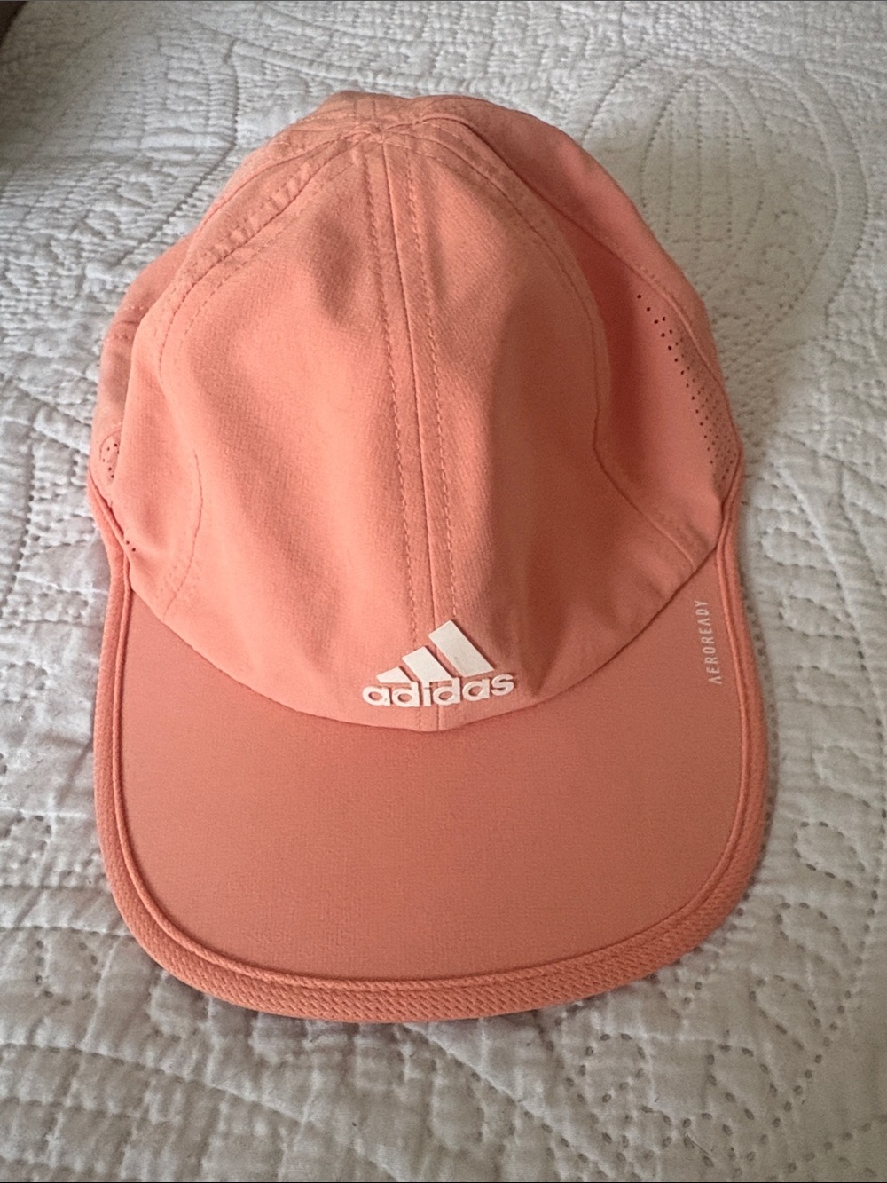 adidas Kids Coral Pink Aeroready Cap